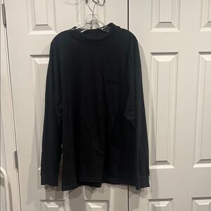 Essentials Classic Black Long Sleeve Fear of GodTee